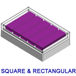 Wafer Boxes Square/Rectangular
