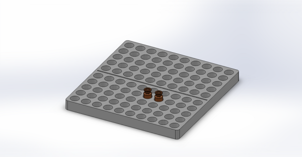 1" OD x 1" deep