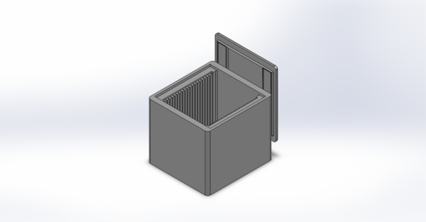 6" Square Wafer Box (152.4mm square)