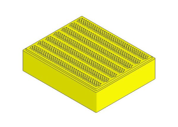 1.0" x 1.0" .10"