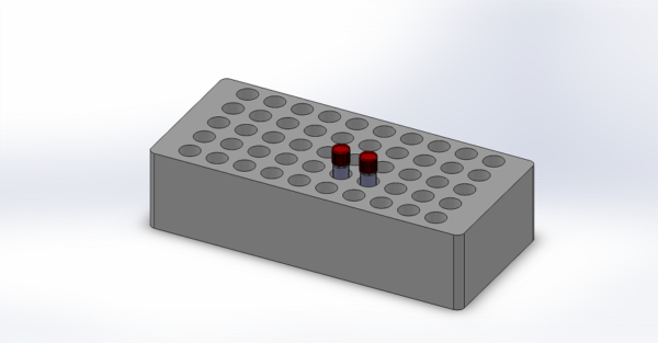 .55" OD Ampule Rack