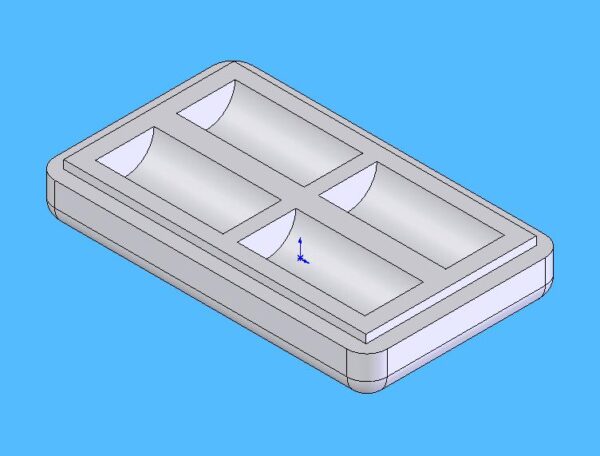 1" OD vial mailer